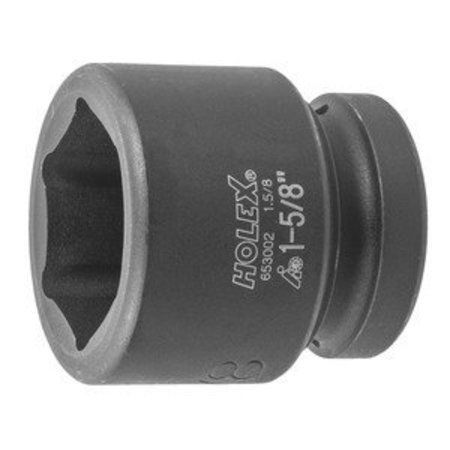 HOLEX Impact Socket, 1 inch Drive, 6 pt, 1-5/8 inch 653002 1.5/8